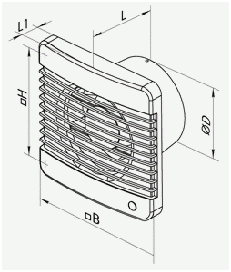 Рисунок вентилятора