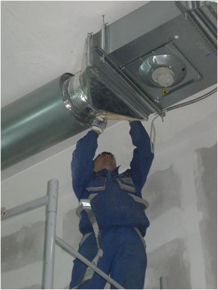 Монтаж вентиляционного оборудования