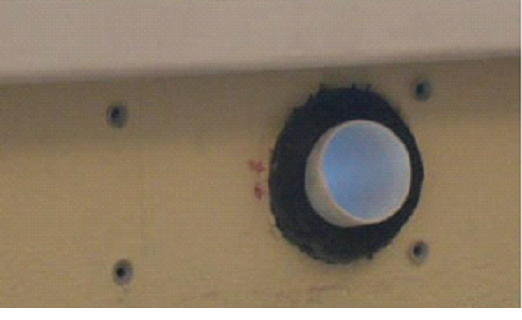 Монтаж вентиляционного клапана в стену